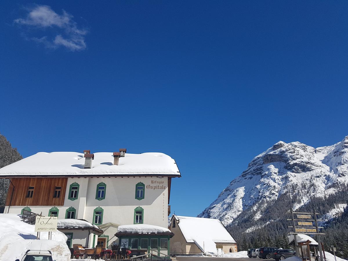 Ristorante Rifugio Ospitale Hotel Cortina dʼAmpezzo Exterior foto